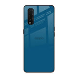 Cobalt Blue Oppo Find X2 Glass Back Cover Online