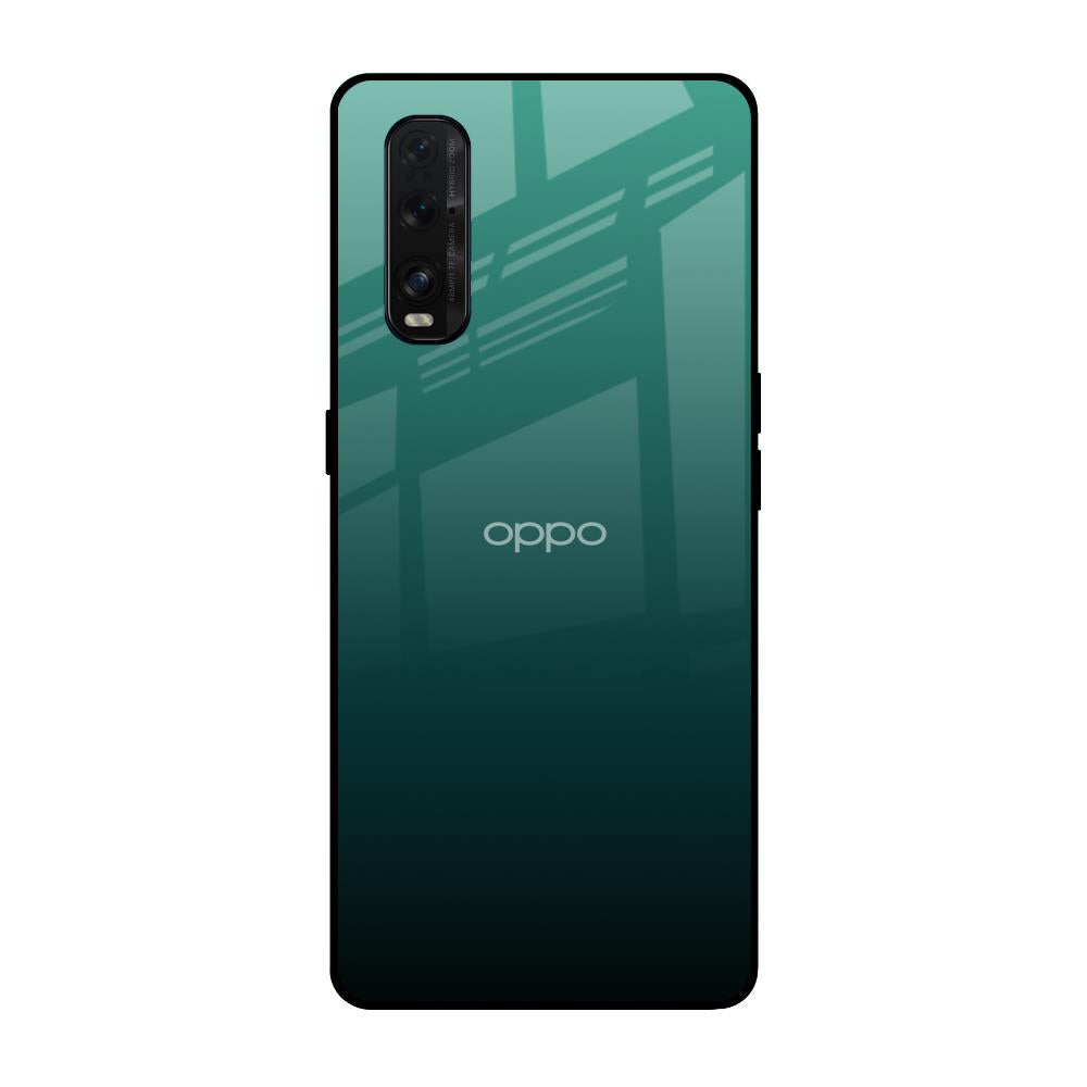 Palm Green Oppo Find X2 Glass Back Cover Online