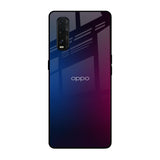 Mix Gradient Shade Oppo Find X2 Glass Back Cover Online