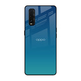Celestial Blue Oppo Find X2 Glass Back Cover Online