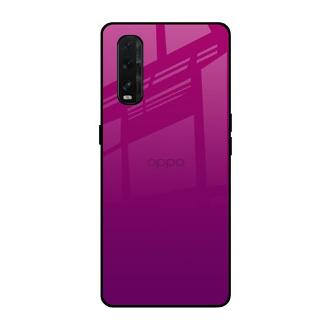 Magenta Gradient Oppo Find X2 Glass Back Cover Online