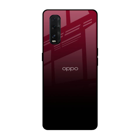 Wine Red Oppo Find X2 Glass Back Cover Online