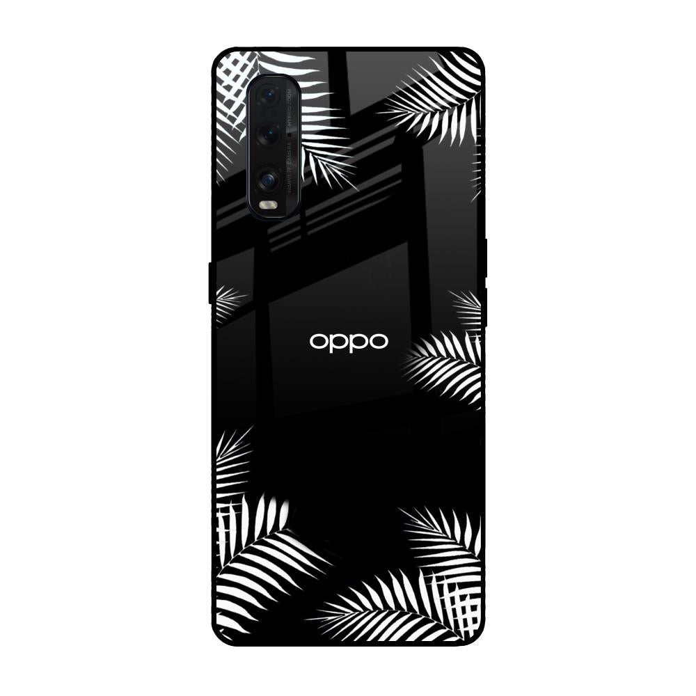 Zealand Fern Design Oppo Find X2 Glass Back Cover Online