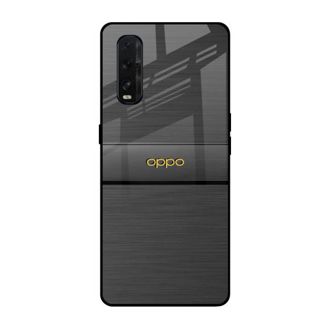 Grey Metallic Glass Oppo Find X2 Glass Back Cover Online