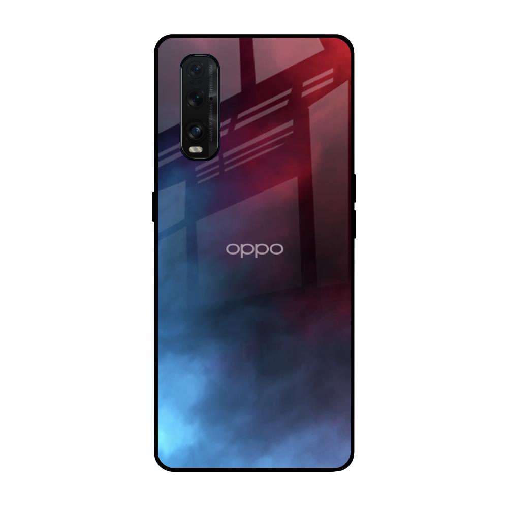 Smokey Watercolor Oppo Find X2 Glass Back Cover Online