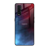 Smokey Watercolor Oppo Find X2 Glass Back Cover Online