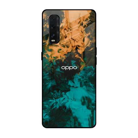Watercolor Wave Oppo Find X2 Glass Back Cover Online