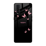 Fly Butterfly Oppo Find X2 Glass Back Cover Online