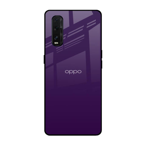 Dark Purple Oppo Find X2 Glass Back Cover Online