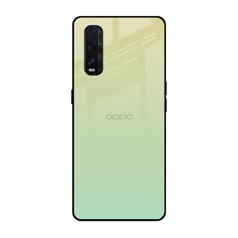 Mint Green Gradient Oppo Find X2 Glass Back Cover Online
