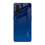 Very Blue Oppo Find X2 Glass Back Cover Online