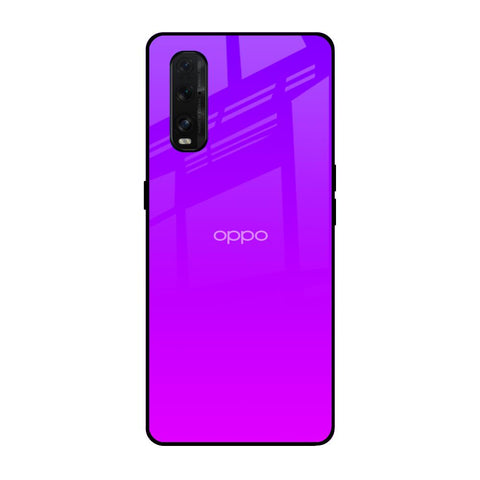 Purple Pink Oppo Find X2 Glass Back Cover Online
