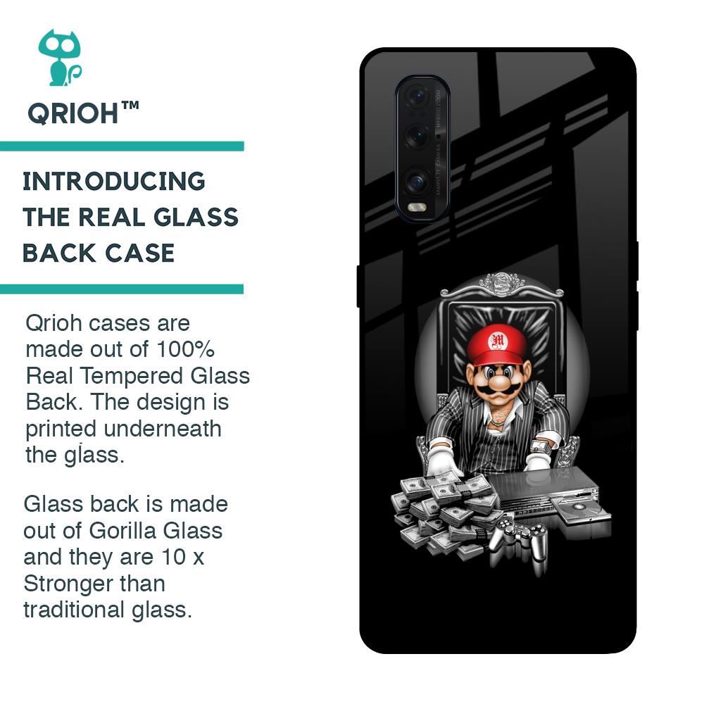Dark Secret Glass Case for Oppo Find X2