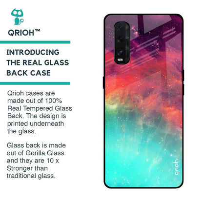 Colorful Aura Glass Case for Oppo Find X2