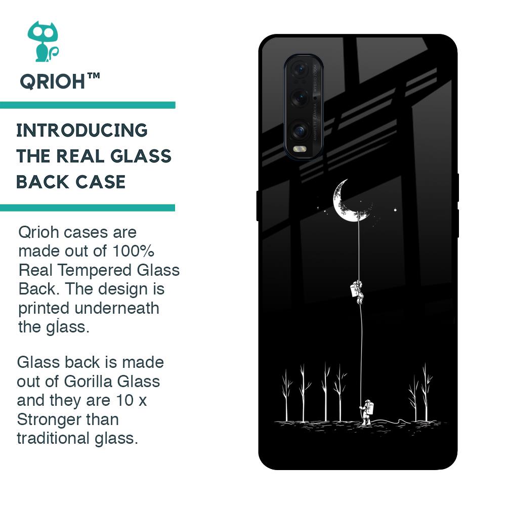 Catch the Moon Glass Case for Oppo Find X2