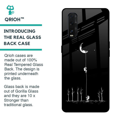 Catch the Moon Glass Case for Oppo Find X2