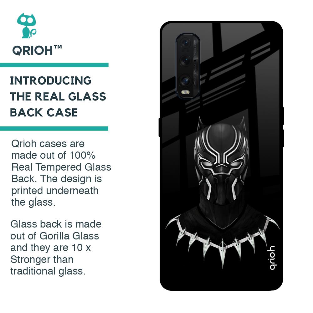 Dark Superhero Glass Case for Oppo Find X2