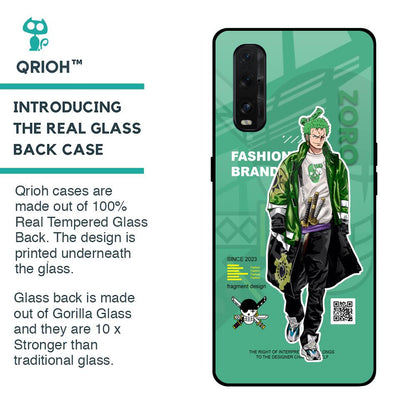 Zoro Bape Glass Case for Oppo Find X2