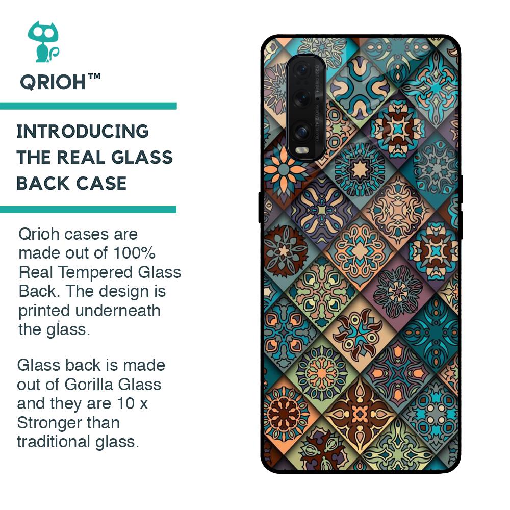 Retro Art Glass case for Oppo Find X2
