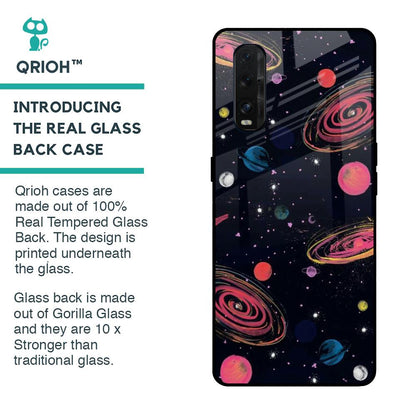 Galaxy In Dream Glass Case For Oppo Find X2