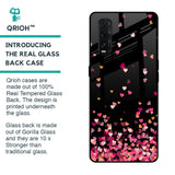 Heart Rain Fall Glass Case For Oppo Find X2