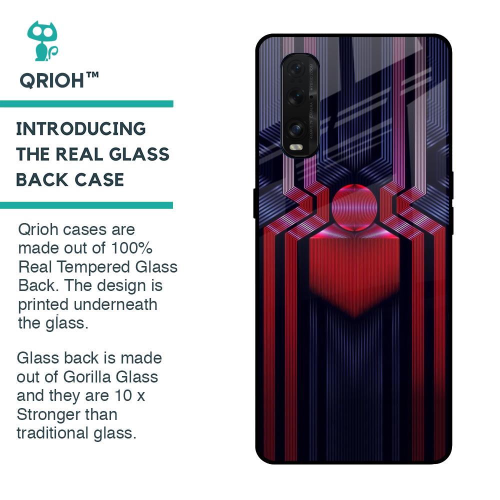 Super Art Logo Glass Case For Oppo Find X2