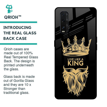 King Life Glass Case For Oppo Find X2