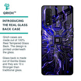 Techno Color Pattern Glass Case For Oppo Find X2