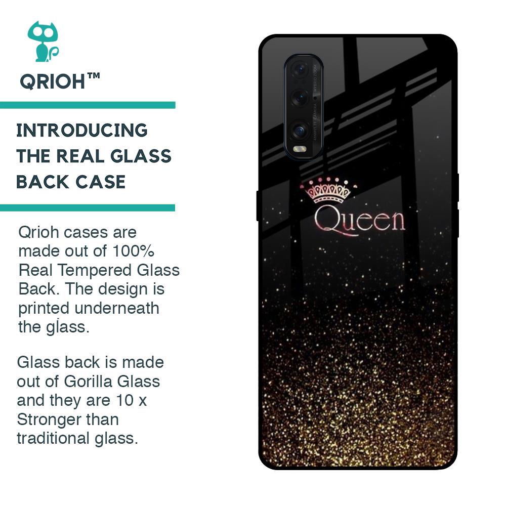 I Am The Queen Glass case for Oppo Find X2