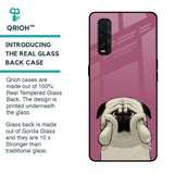 Funny Pug Face Glass Case For Oppo Find X2