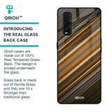 Diagonal Slash Pattern Glass Case for Oppo Find X2