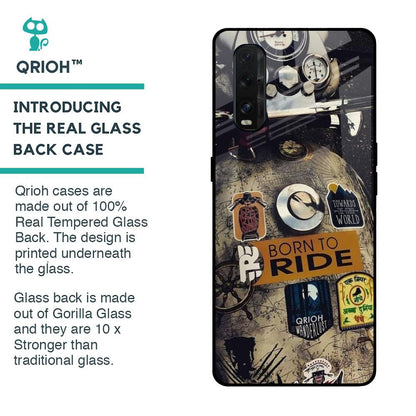 Ride Mode On Glass Case for Oppo Find X2