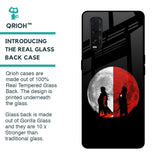 Anime Red Moon Glass Case for Oppo Find X2