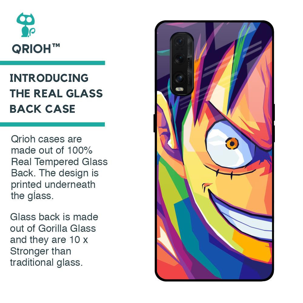Monkey Wpap Pop Art Glass Case for Oppo Find X2