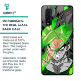 Anime Green Splash Glass Case for Oppo Find X2