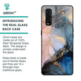 Marble Ink Abstract Glass Case for Oppo Find X2