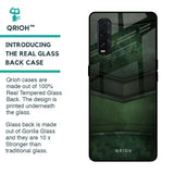 Green Leather Glass Case for Oppo Find X2