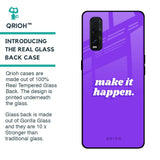 Make it Happen Glass Case for Oppo Find X2
