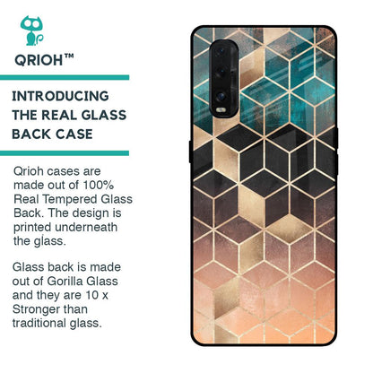 Bronze Texture Glass Case for Oppo Find X2