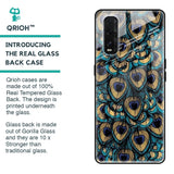 Peacock Feathers Glass case for Oppo Find X2