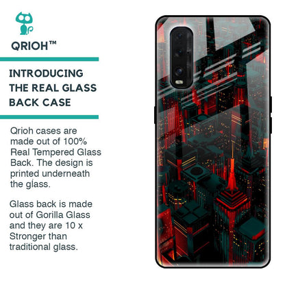 City Light Glass Case For Oppo Find X2