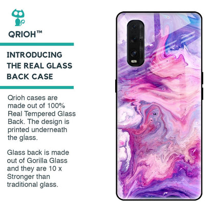 Cosmic Galaxy Glass Case for Oppo Find X2