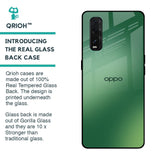 Green Grunge Texture Glass Case for Oppo Find X2