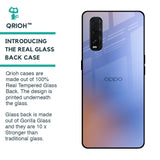 Blue Aura Glass Case for Oppo Find X2