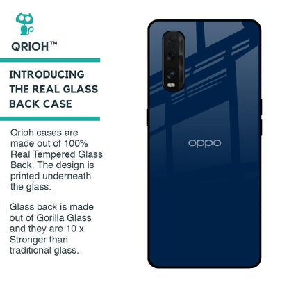 Royal Navy Glass Case for Oppo Find X2