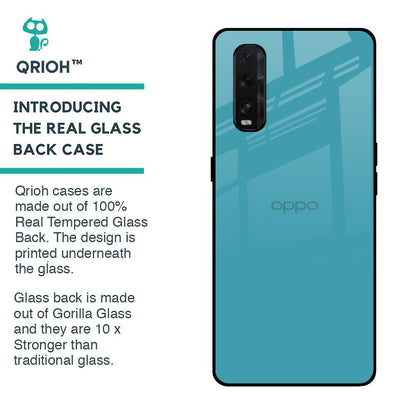 Oceanic Turquiose Glass Case for Oppo Find X2