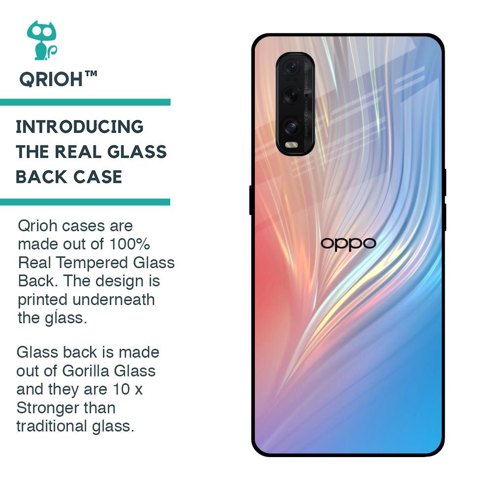 Mystic Aurora Glass Case for Oppo Find X2