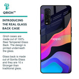 Colorful Fluid Glass Case for Oppo Find X2