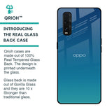 Celestial Blue Glass Case For Oppo Find X2