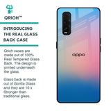 Blue & Pink Ombre Glass case for Oppo Find X2